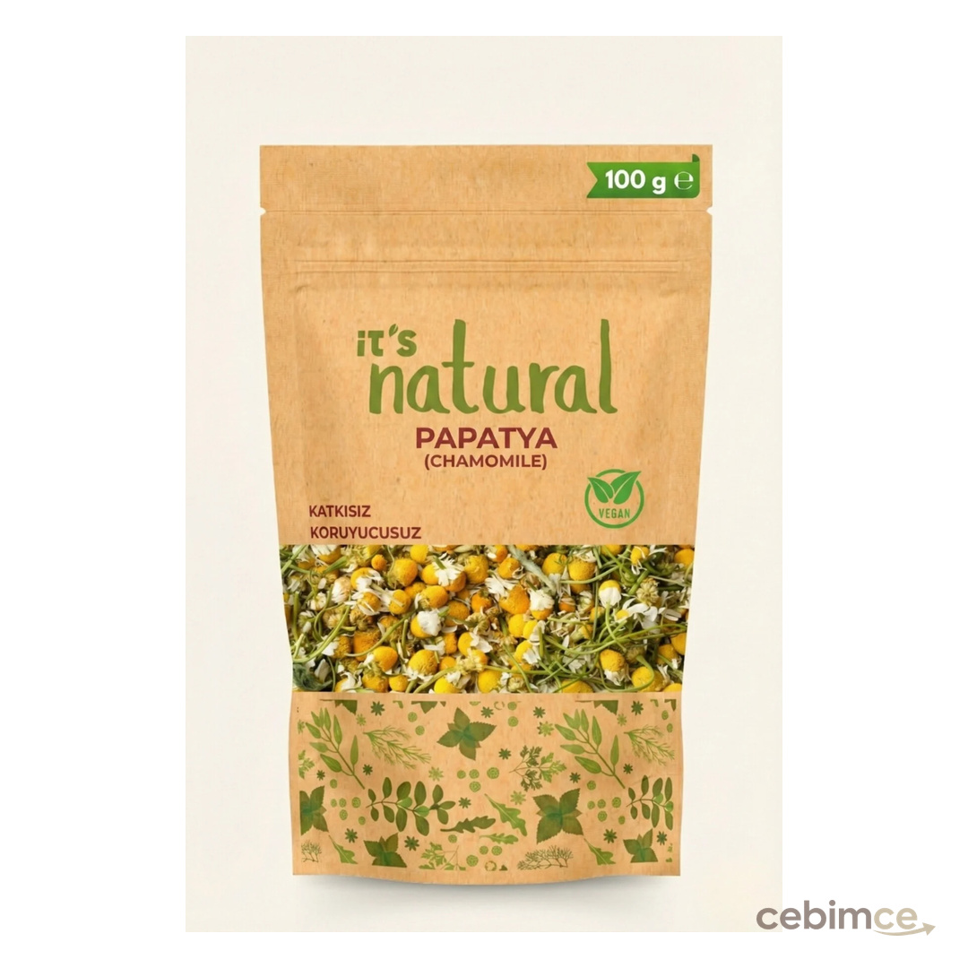 it's Natural Papatya 100 G Kurutulmuş Papatya Çayı Katkısız