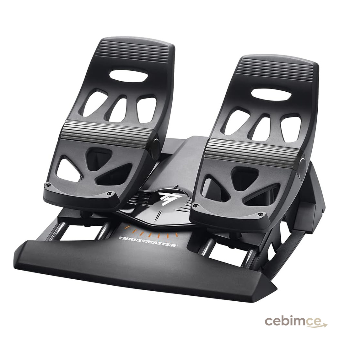Thrustmaster TFRP T.Flight Rudder Pedals - PC, PS5, PS4 en Xbox Series X|S İçin S.M.A.R.T Teknolojili Uçuş Simülasyonu Dümen Pedalları - Hassas Fren ve Dümen Kontrolü