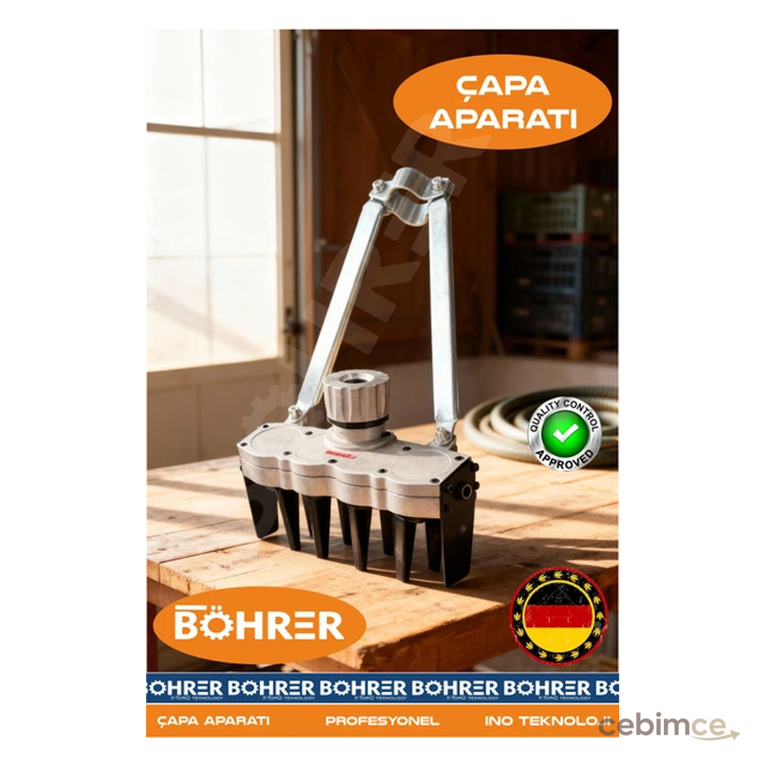 BÖHRER ÜNİVERSAL TÜM MODELLERE UYGUN BENZİNLİ TIRPAN ÇAPA ÇAPALAMA APARATI