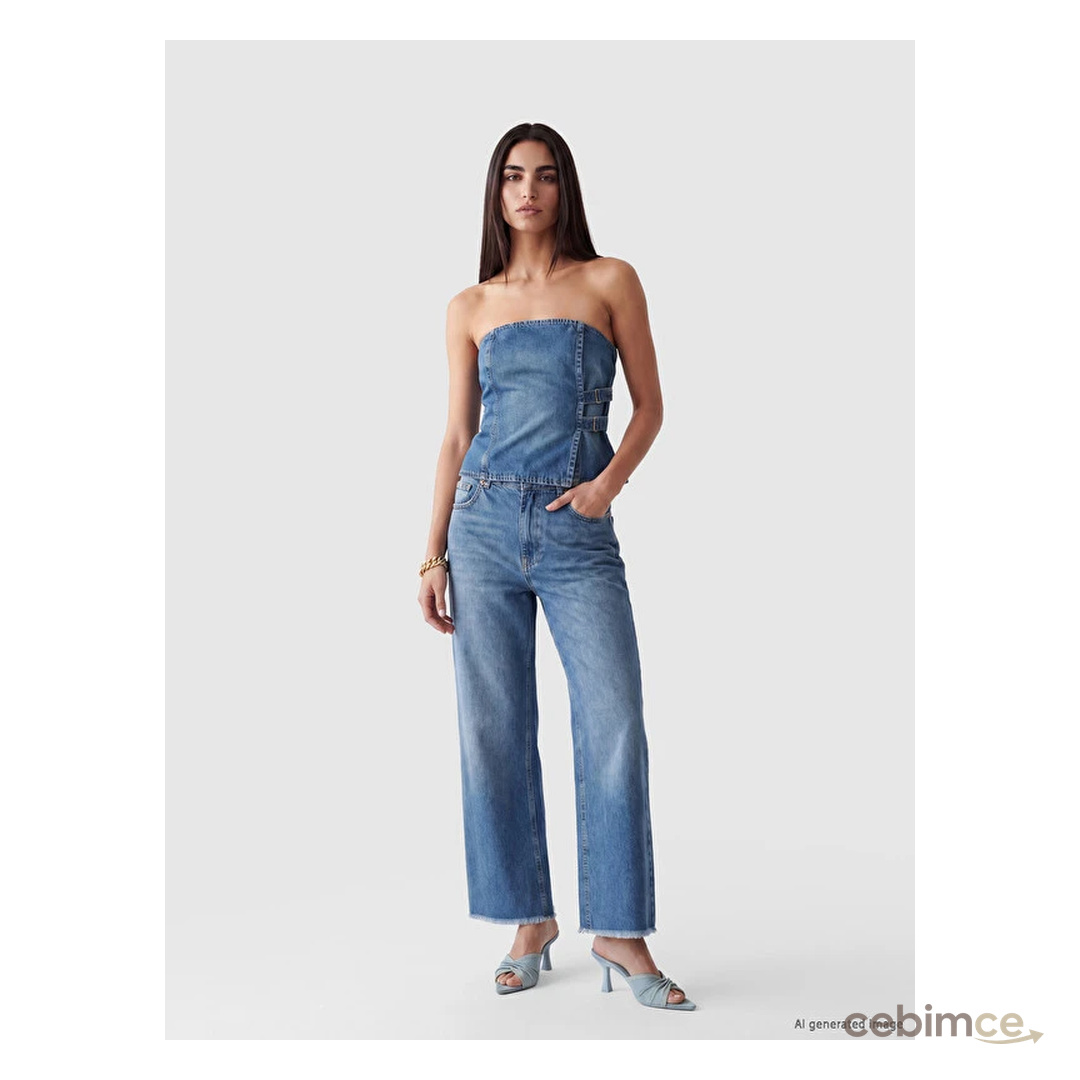 LCW Vision Barrel Fit Kadın Jean Pantolon