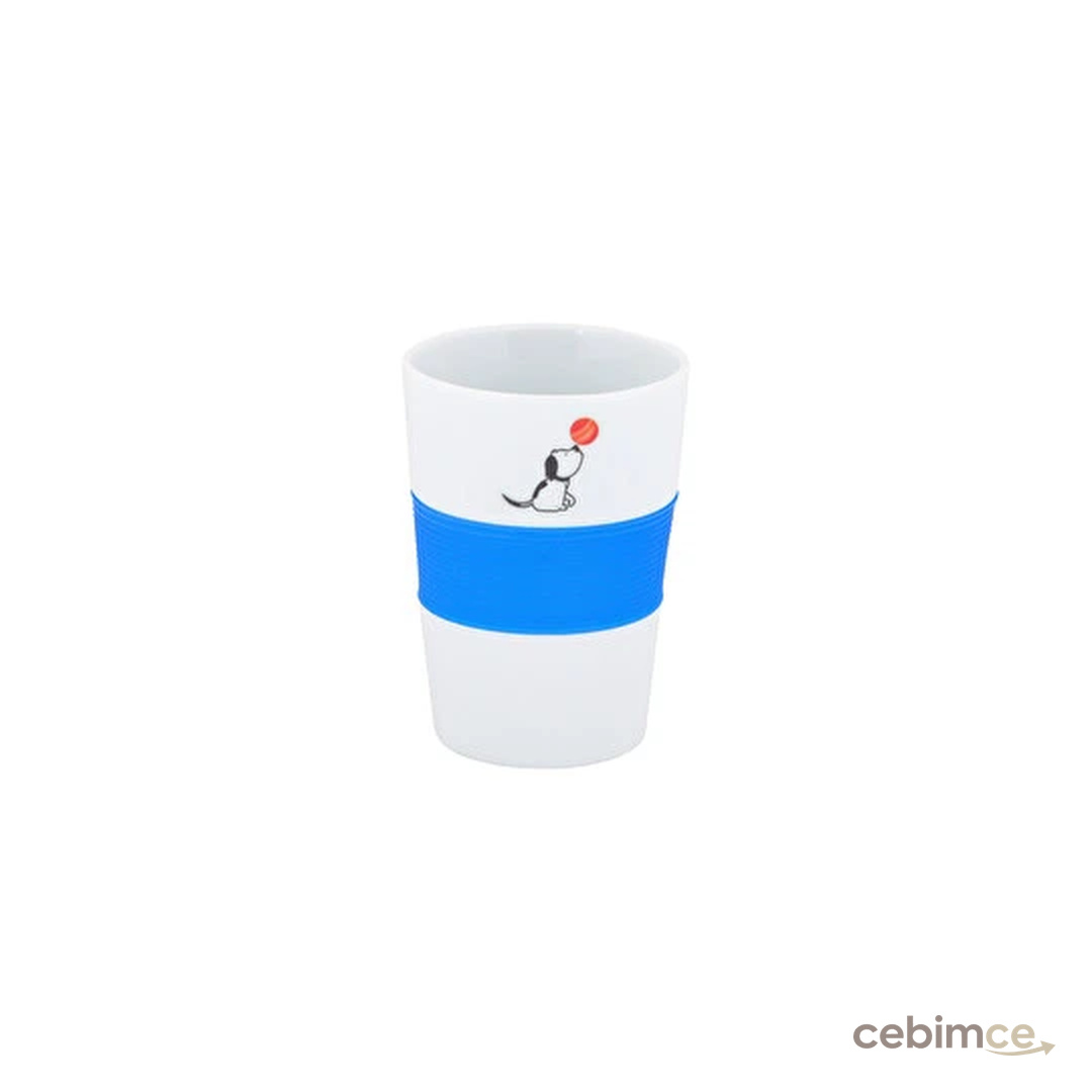 Biggdesign 350 ML Dogs Seramik Mug Silikon Bantlı