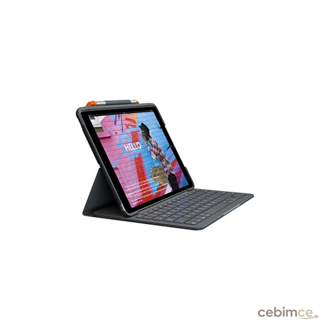 Logitech Slim Folio For iPad 10.Tablet Klııfı 2 inc 7th Gen 8th Gen