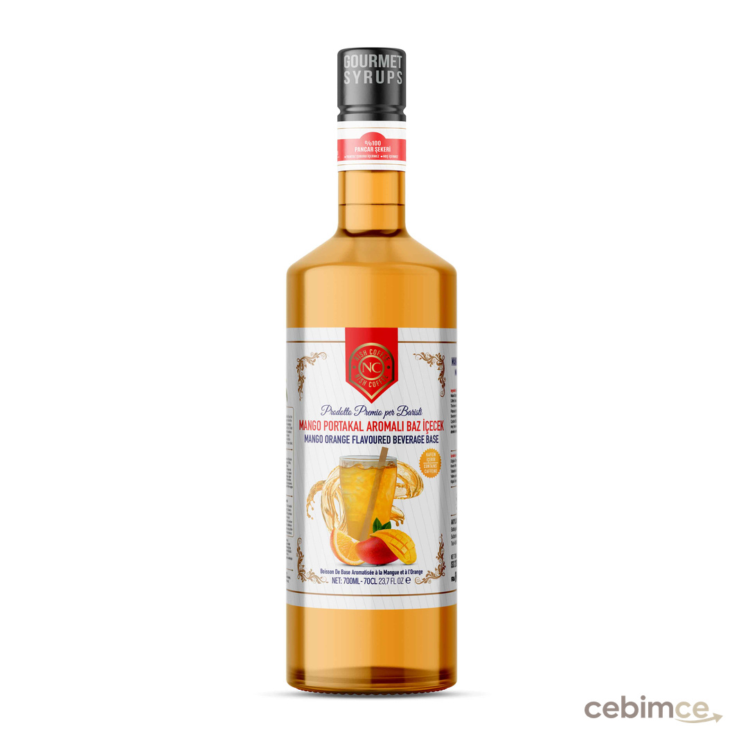 NISH Portakal Mango Aromalı Baz İçecek 700 ML