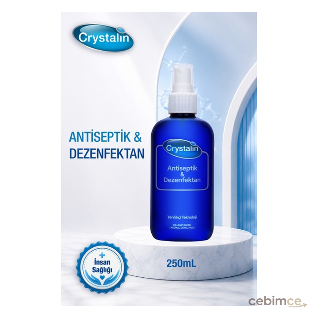 Crystalin Antiseptik & Dezenfektan 250 ml