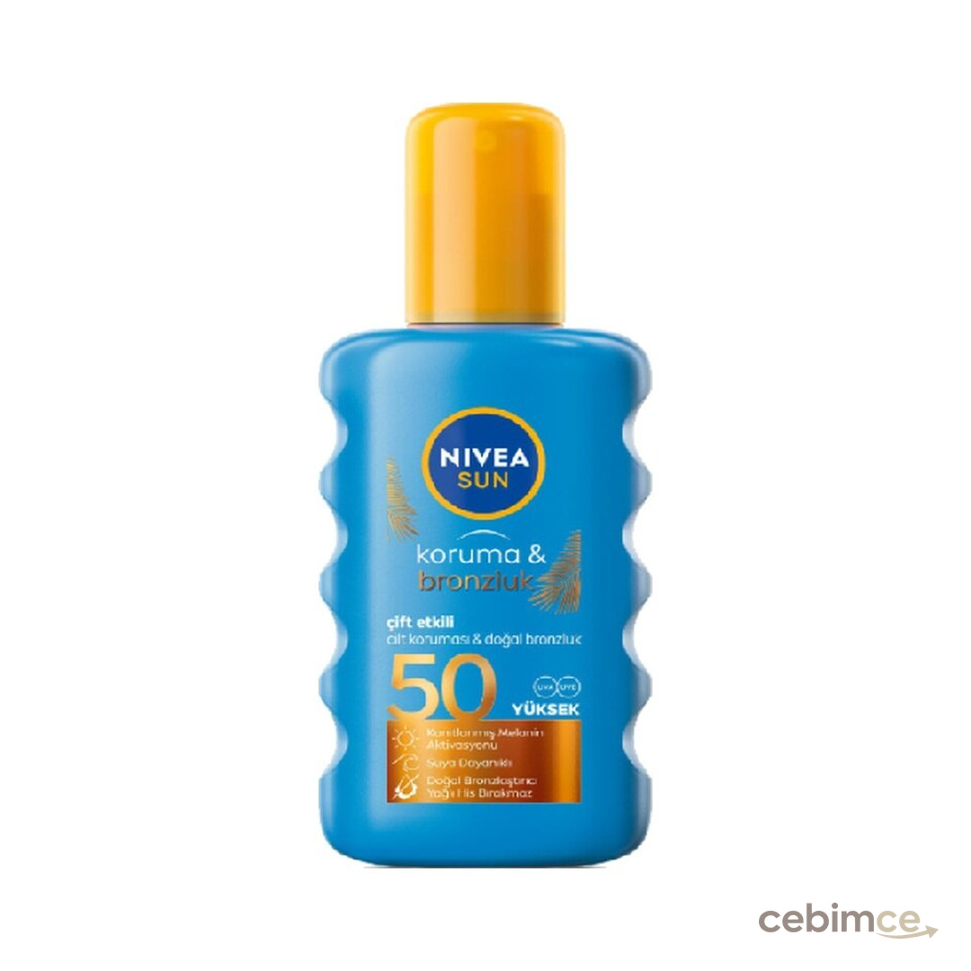 Nivea Sun Koruma & Bronzluk  Güneş Spreyi SPF50 200 ML