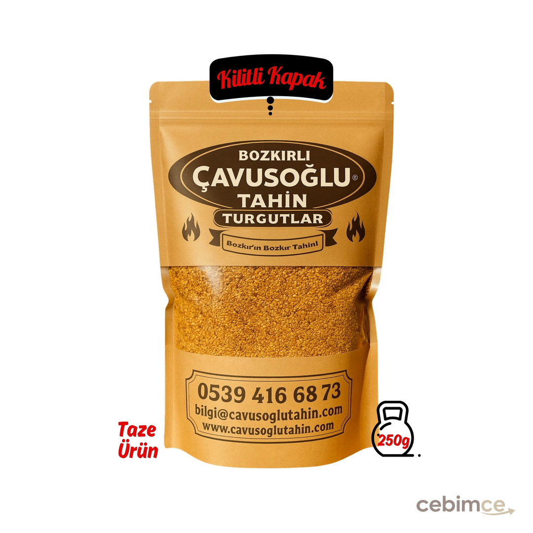Bozkırlı Çavuşoğlu Odun Ateşinde Kavrulmuş Sarı Simitlik Susam 250g