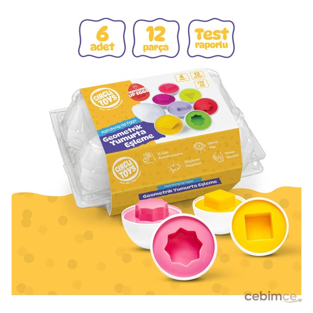 Circle Toys Geometrik Yumurta Eşleme Oyunu
