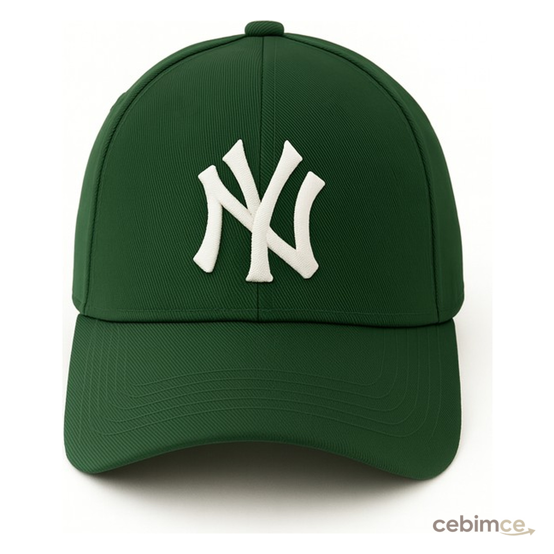 Ny New York Nakış Unisex Beyzbol Yeşil Şapka Kadın Şapka Erkek Şapka Yazlık Şapka