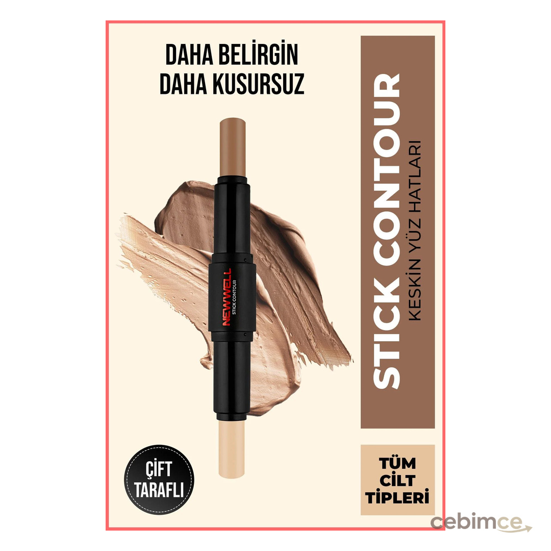 New Well Kontür - Prof. Contour Stick - Çift Taraflı 8680923304953