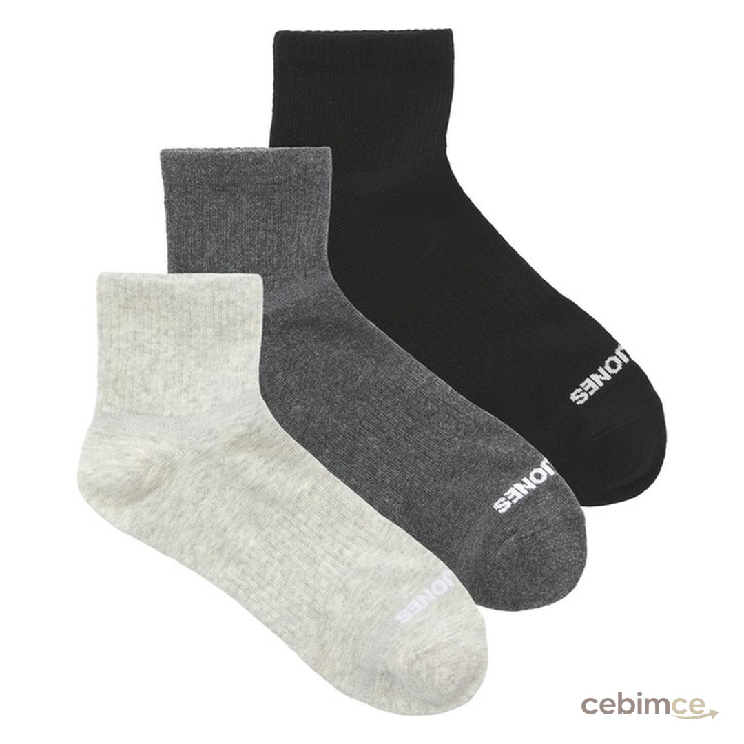 Jacluca Short Tennıs Socks 3 Pack Noos