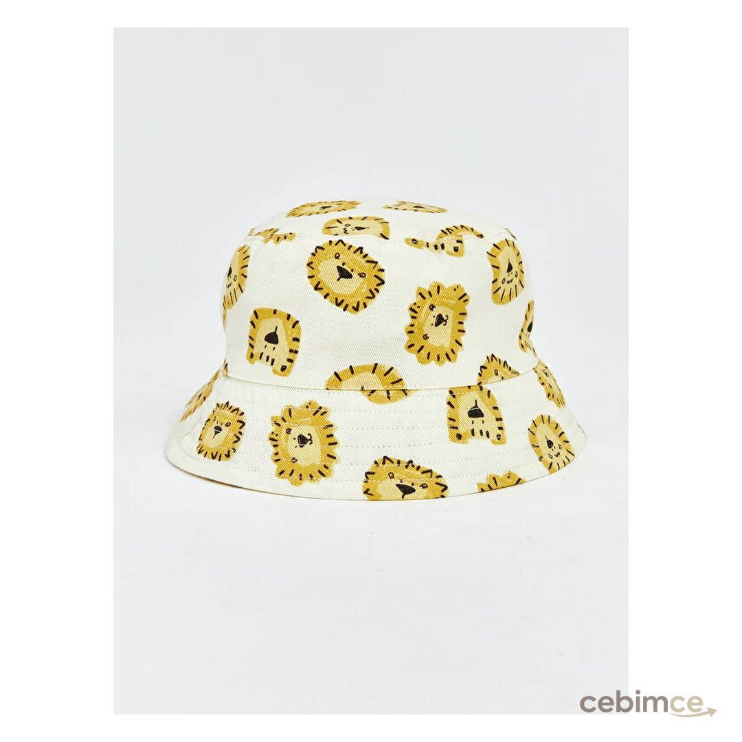 LCW baby Baskılı Erkek Bebek Bucket Şapka